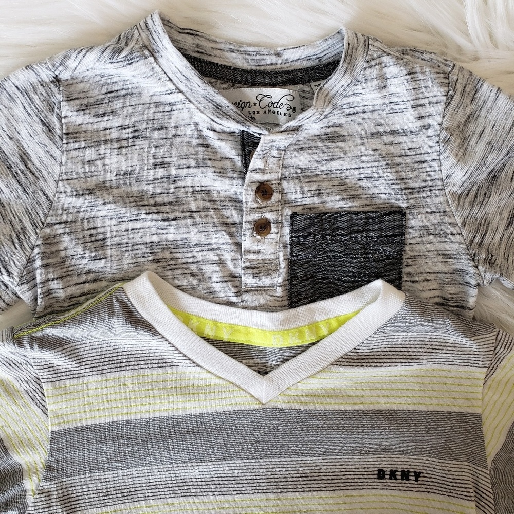 Two 3T boys Tees. DKNY and Sovereign Codes